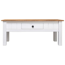 Salontafel Panama Range 00X60X45 Cm Massief Grenenhout Wit