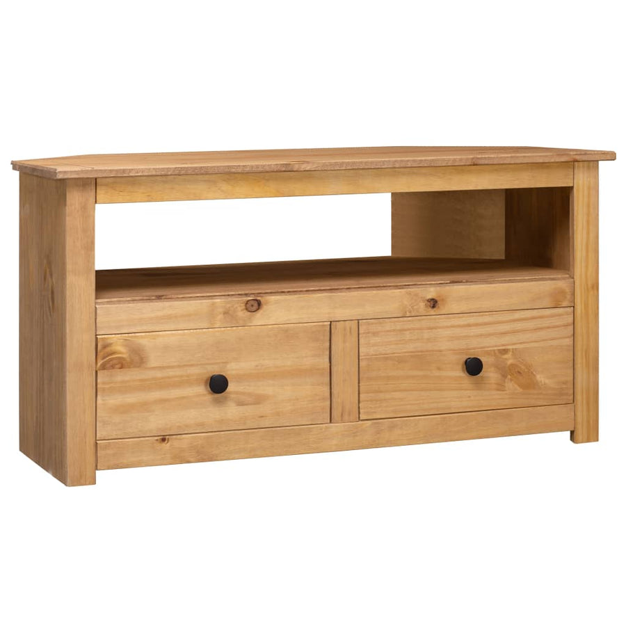 Tv-Hoekkast Panama Range 93X49X49 Cm Massief Grenenhout Bruin