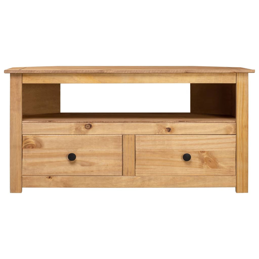 Tv-Hoekkast Panama Range 93X49X49 Cm Massief Grenenhout Bruin