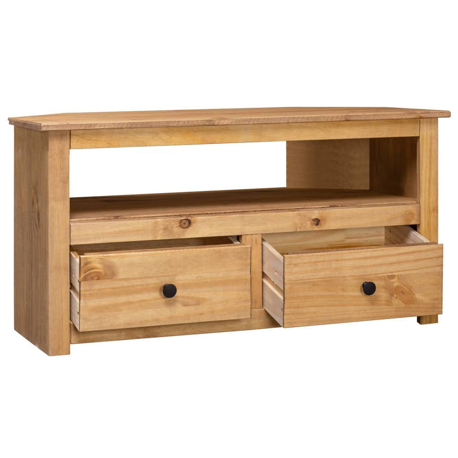 Tv-Hoekkast Panama Range 93X49X49 Cm Massief Grenenhout Bruin
