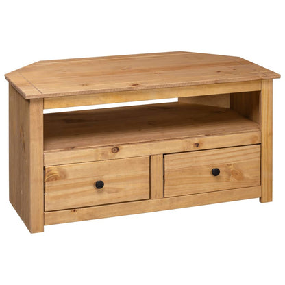 Tv-Hoekkast Panama Range 93X49X49 Cm Massief Grenenhout Bruin