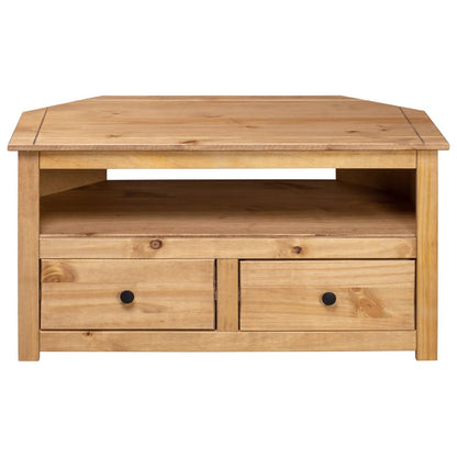 Tv-Hoekkast Panama Range 93X49X49 Cm Massief Grenenhout Bruin