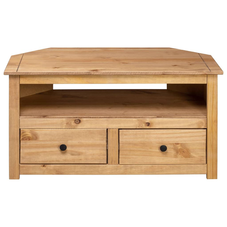 Tv-Hoekkast Panama Range 93X49X49 Cm Massief Grenenhout Bruin
