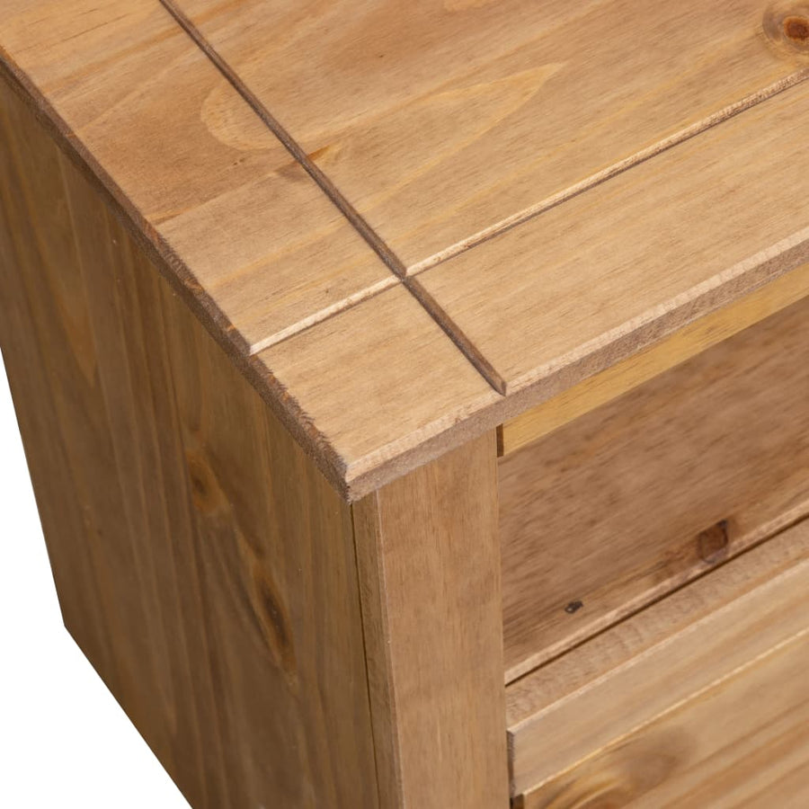 Tv-Hoekkast Panama Range 93X49X49 Cm Massief Grenenhout Bruin