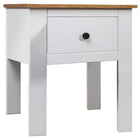 Bedside table Panama Range 46x40x57 cm pine wood white