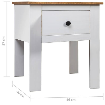 Nachtkastje Panama Range 46X40X57 Cm Grenenhout Wit