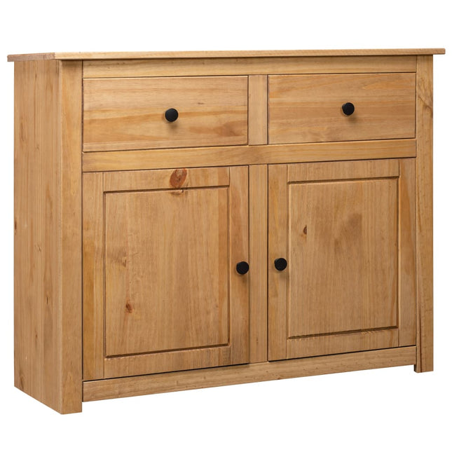 Dressoir Panama Range 93X40X80 Cm Massief Grenenhout Bruin