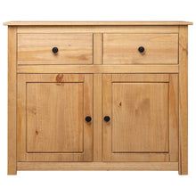 Dressoir Panama Range 93X40X80 Cm Massief Grenenhout Bruin