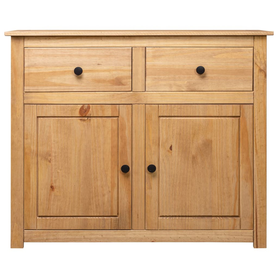 Dressoir Panama Range 93X40X80 Cm Massief Grenenhout Bruin
