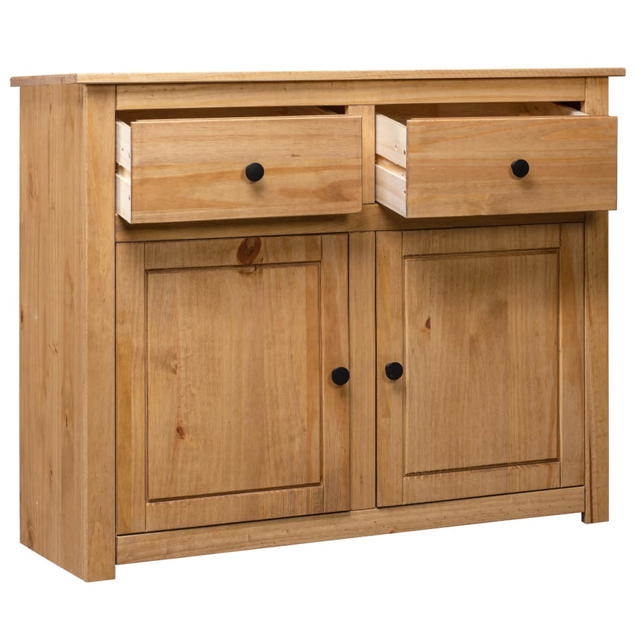 Dressoir Panama Range 93X40X80 Cm Massief Grenenhout Bruin