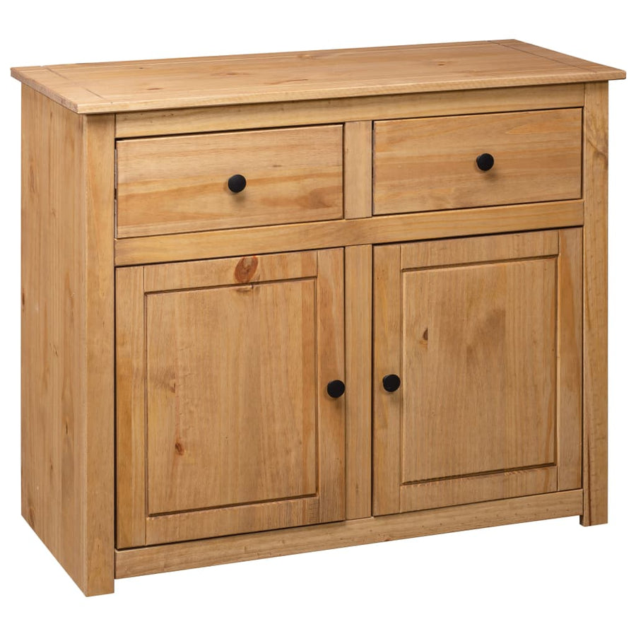 Dressoir Panama Range 93X40X80 Cm Massief Grenenhout Bruin