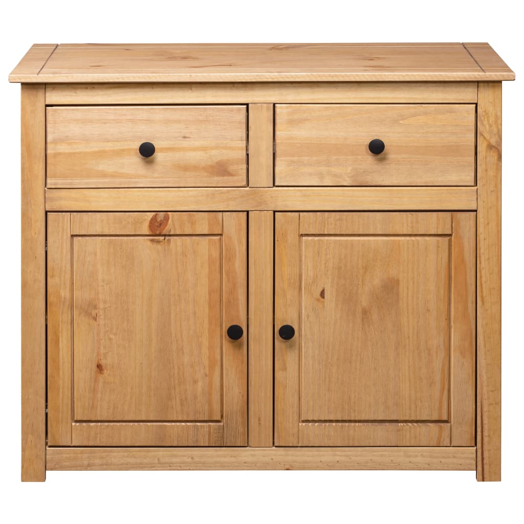 Dressoir Panama Range 93X40X80 Cm Massief Grenenhout Bruin