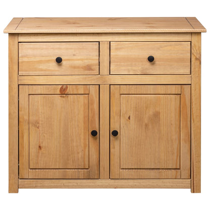 Dressoir Panama Range 93X40X80 Cm Massief Grenenhout Bruin