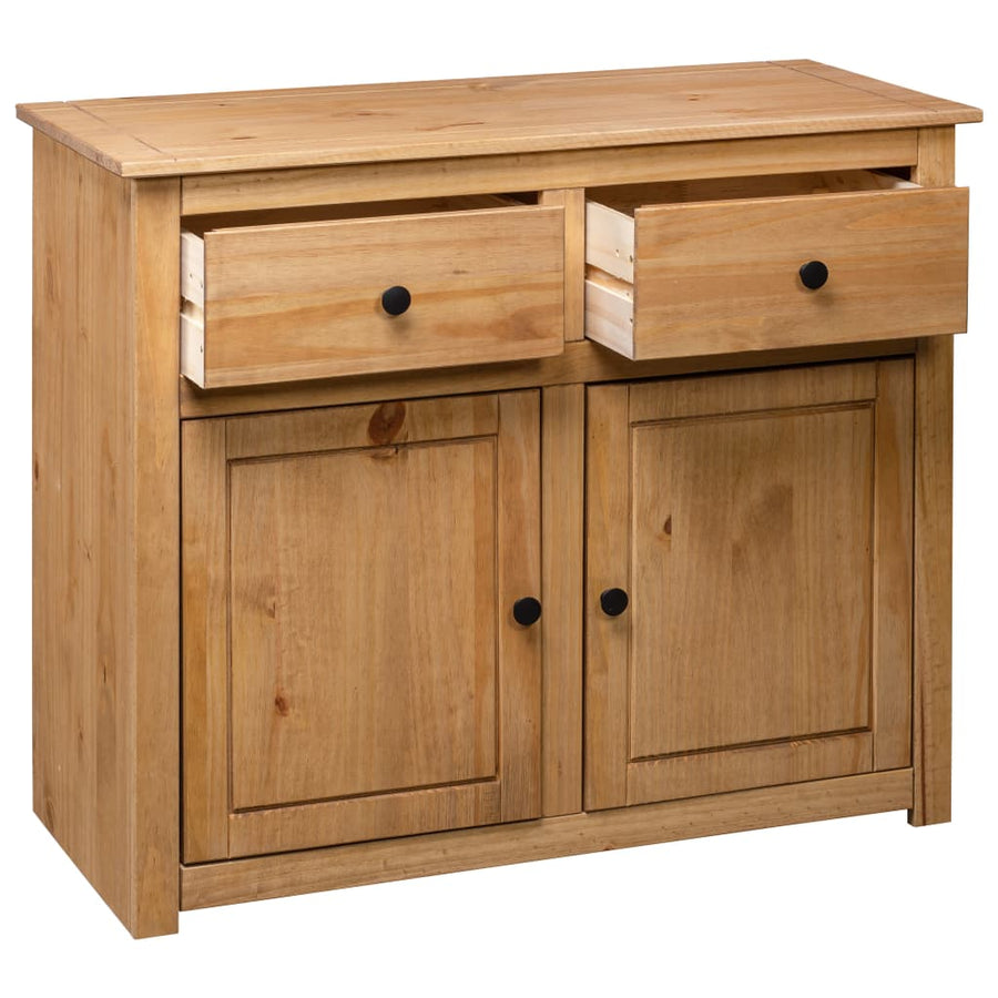 Dressoir Panama Range 93X40X80 Cm Massief Grenenhout Bruin
