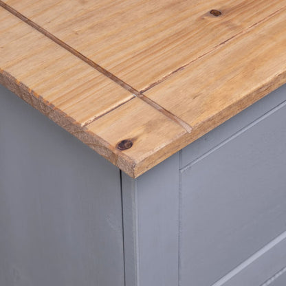 Dressoir Panama Range 93X40X80 Cm Massief Grenenhout Grijs