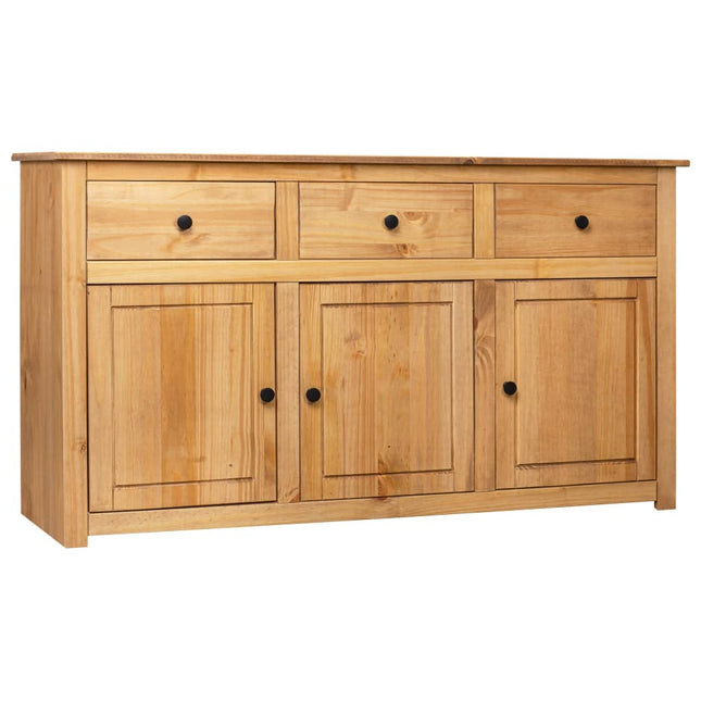 Dressoir Panama Range 35X40X80 Cm Massief Grenenhout Bruin