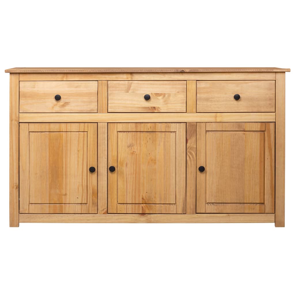 Dressoir Panama Range 35X40X80 Cm Massief Grenenhout Bruin