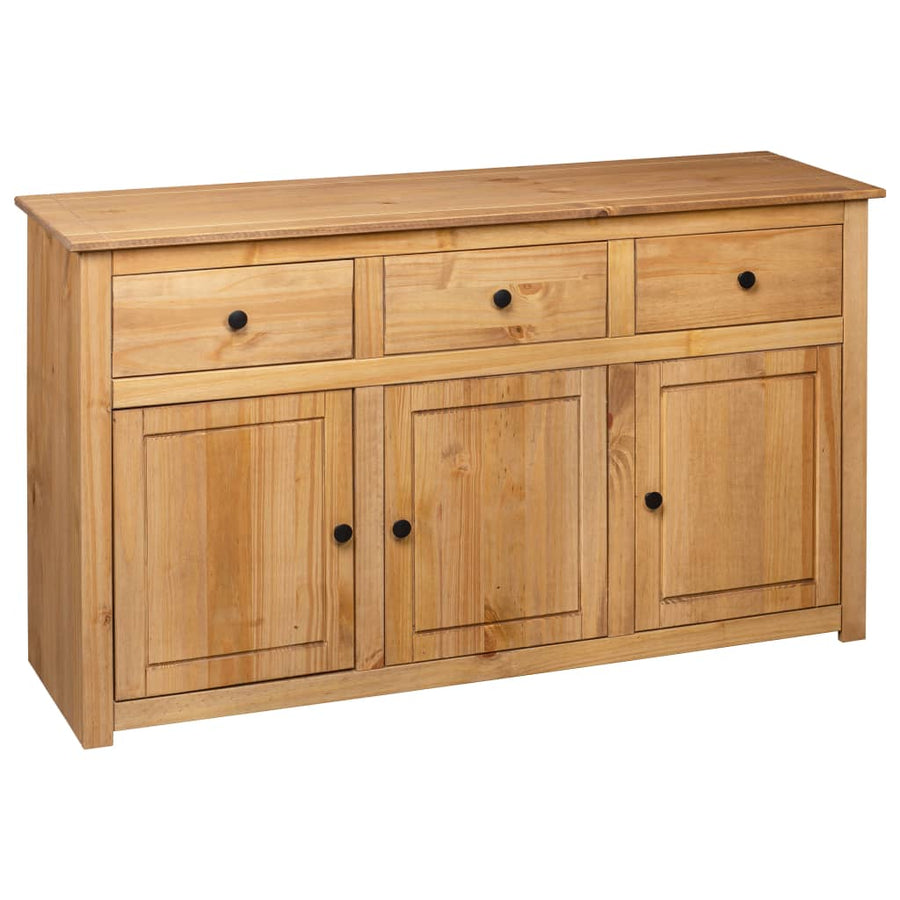 Dressoir Panama Range 35X40X80 Cm Massief Grenenhout Bruin