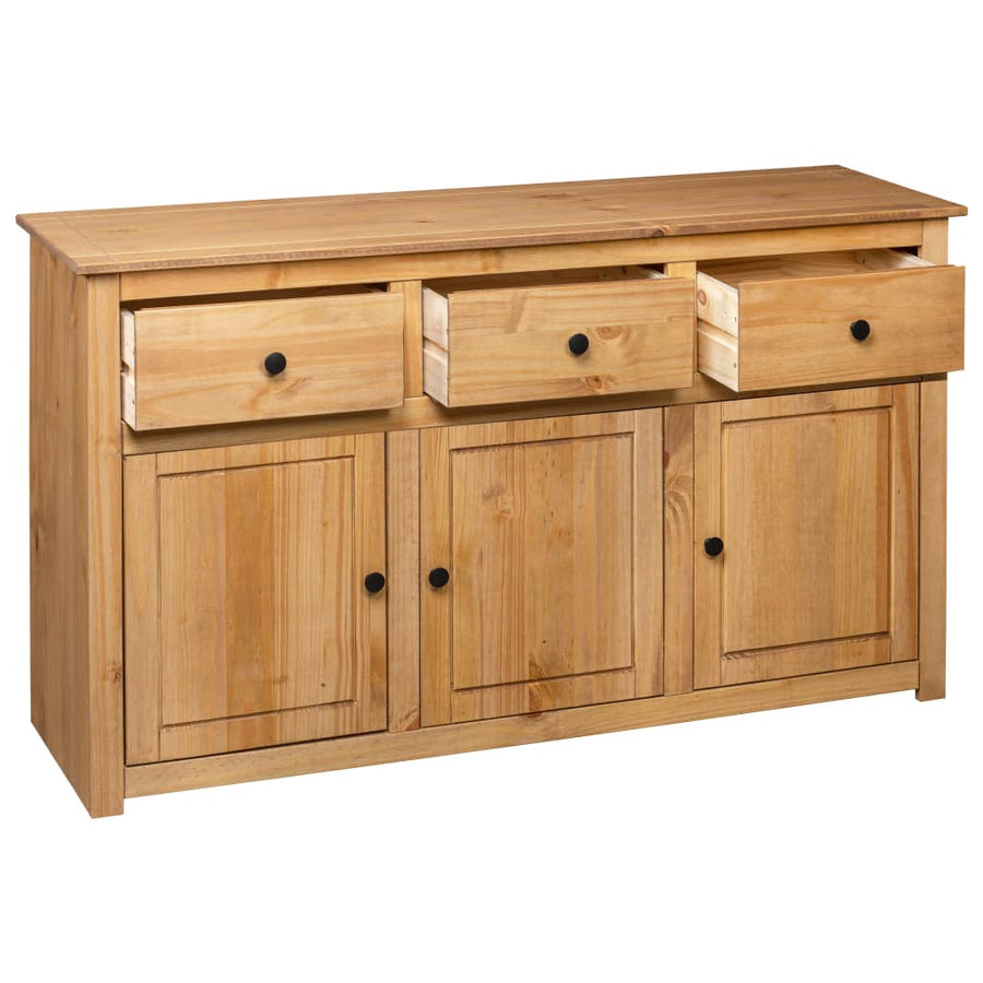 Dressoir Panama Range 35X40X80 Cm Massief Grenenhout Bruin