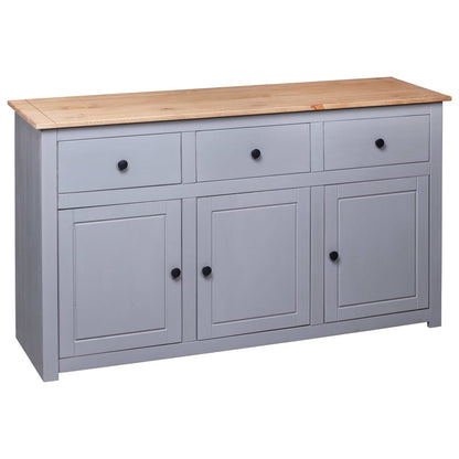 Dressoir Panama Range 35X40X80 Cm Massief Grenenhout Grijs