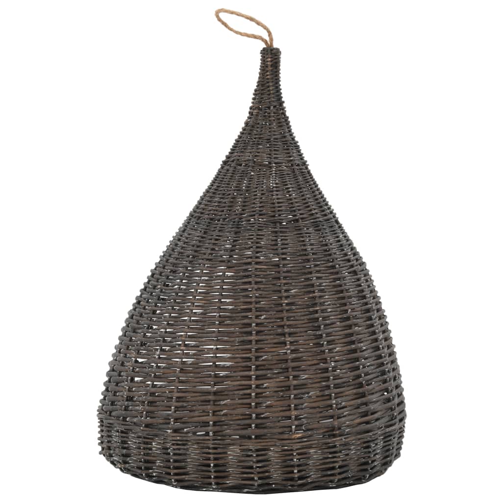 Kattenhuis Met Kussen Tipi 40X60 Cm Natuurlijk Wilgen Grijs