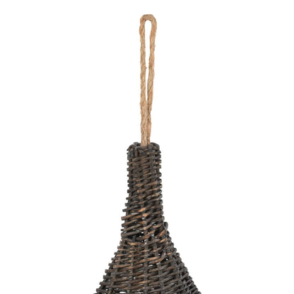 Kattenhuis Met Kussen Tipi 40X60 Cm Natuurlijk Wilgen Grijs