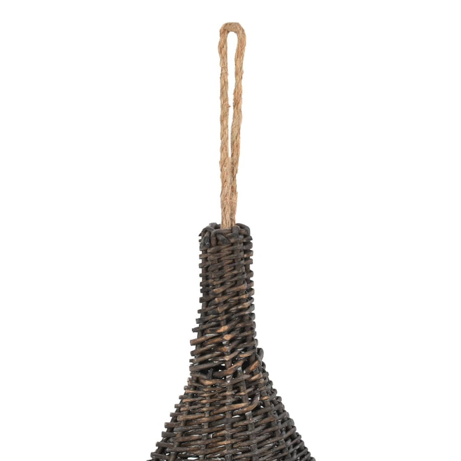 Kattenhuis Met Kussen Tipi 40X60 Cm Natuurlijk Wilgen Grijs