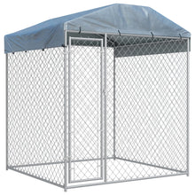Hondenkennel voor buiten met dak 193x193x225 cm 193 x 193 x 225 cm Ja
