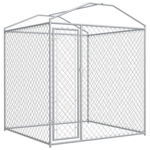 Hondenkennel voor buiten met dak 193x193x225 cm 193 x 193 x 225 cm Ja