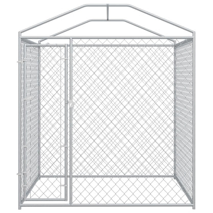 Hondenkennel voor buiten met dak 193x193x225 cm 193 x 193 x 225 cm Ja