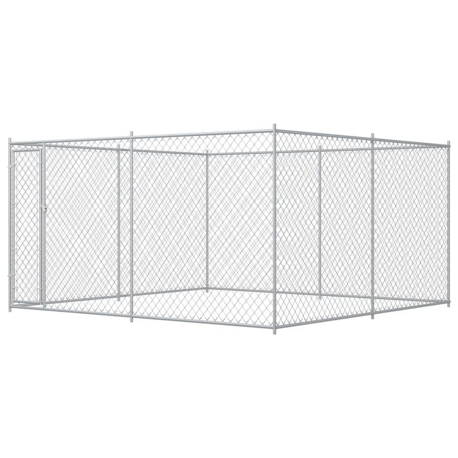 Hondenkennel Voor Buiten Met Dak 382X192X225 M