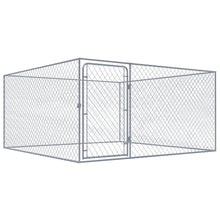 Hondenkennel Voor Buiten Gegalvaniseerd Staal 2 x 2 x 1 m
