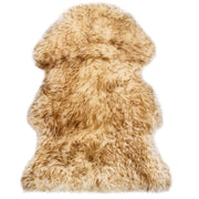 Vloerkleed schapenvacht 60x90 cm gemêleerd bruin