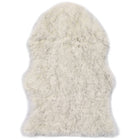 Rug 60x90 cm faux sheepskin mottled grey