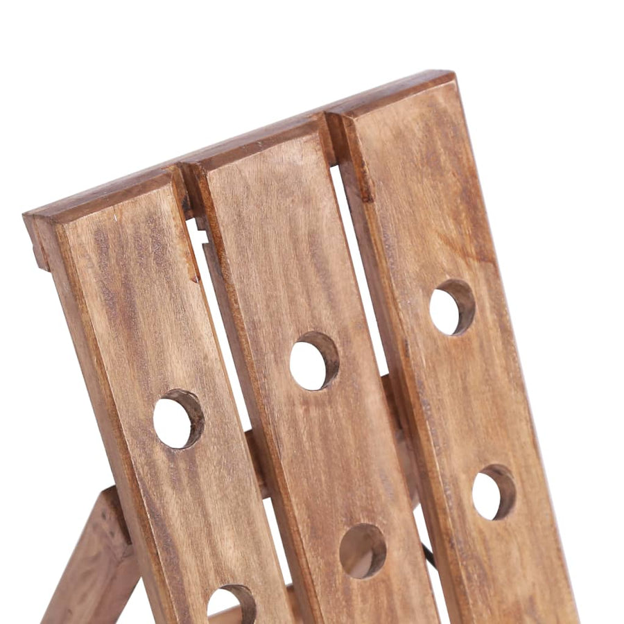 Wijnrek Voor 15 Flessen 26X50X70 Cm Massief Mahoniehout