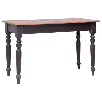 Bureau Met 3 Lades 117X57X75 Cm Massief Mahoniehout oudbruin