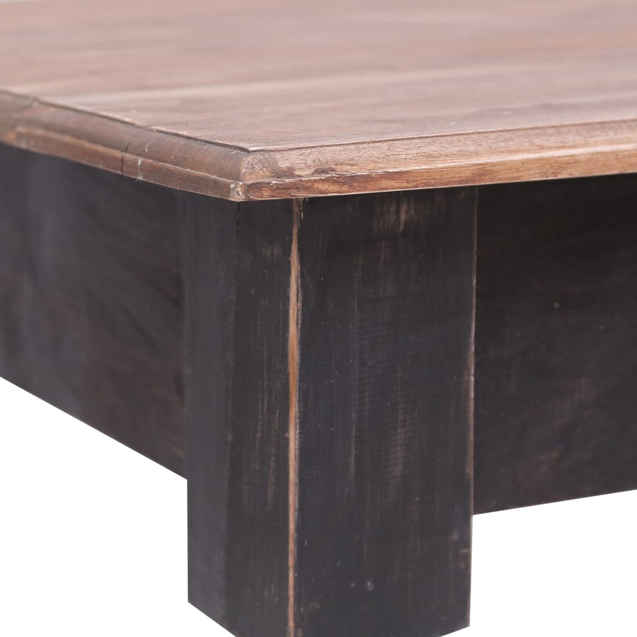 Bureau Met 3 Lades 117X57X75 Cm Massief Mahoniehout oudbruin
