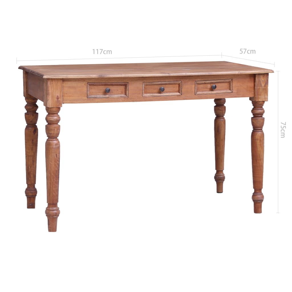 Bureau Met Lades 117X57X75 Cm