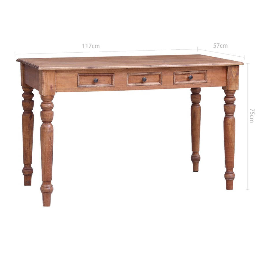 Bureau Met Lades 117X57X75 Cm