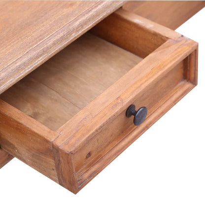 Schrijftafel Met Lades 90X50X101 Cm Massief Mahoniehout Bruin