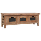 Tv-meubel 120x30x40 cm massief mahoniehout