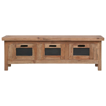 Tv-meubel met 3 lades 120x30x40 cm massief mahoniehout