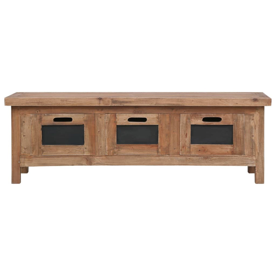 Tv-meubel met 3 lades 120x30x40 cm massief mahoniehout