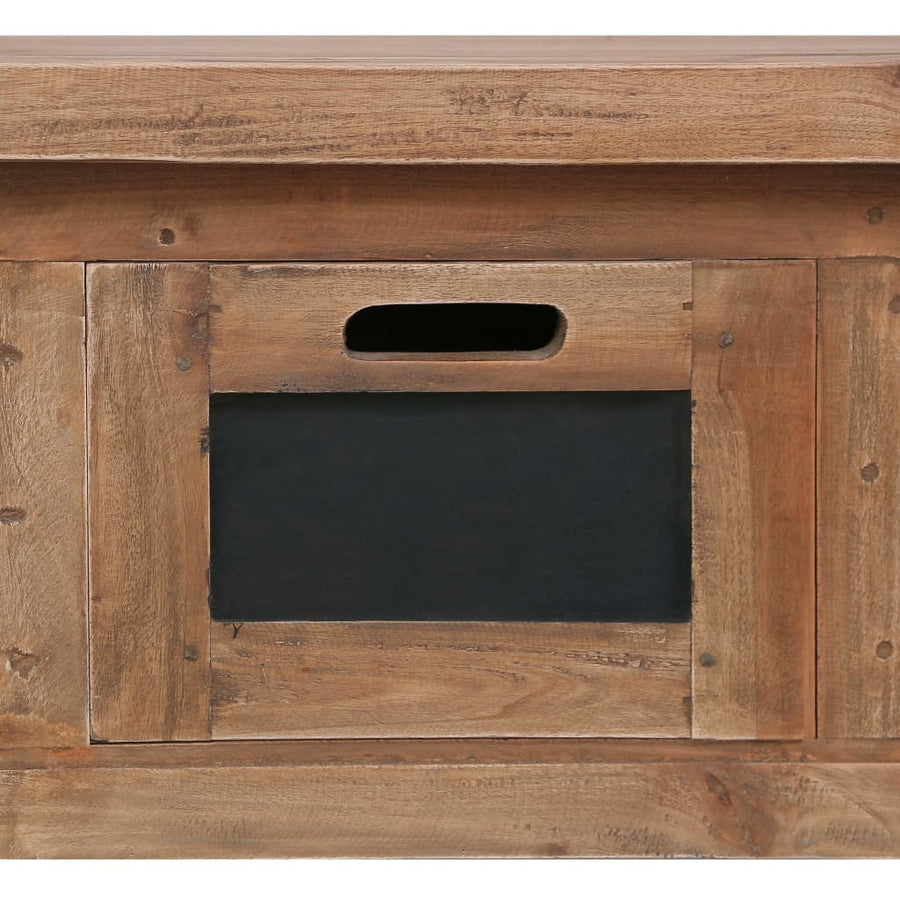 Tv-meubel met 3 lades 120x30x40 cm massief mahoniehout