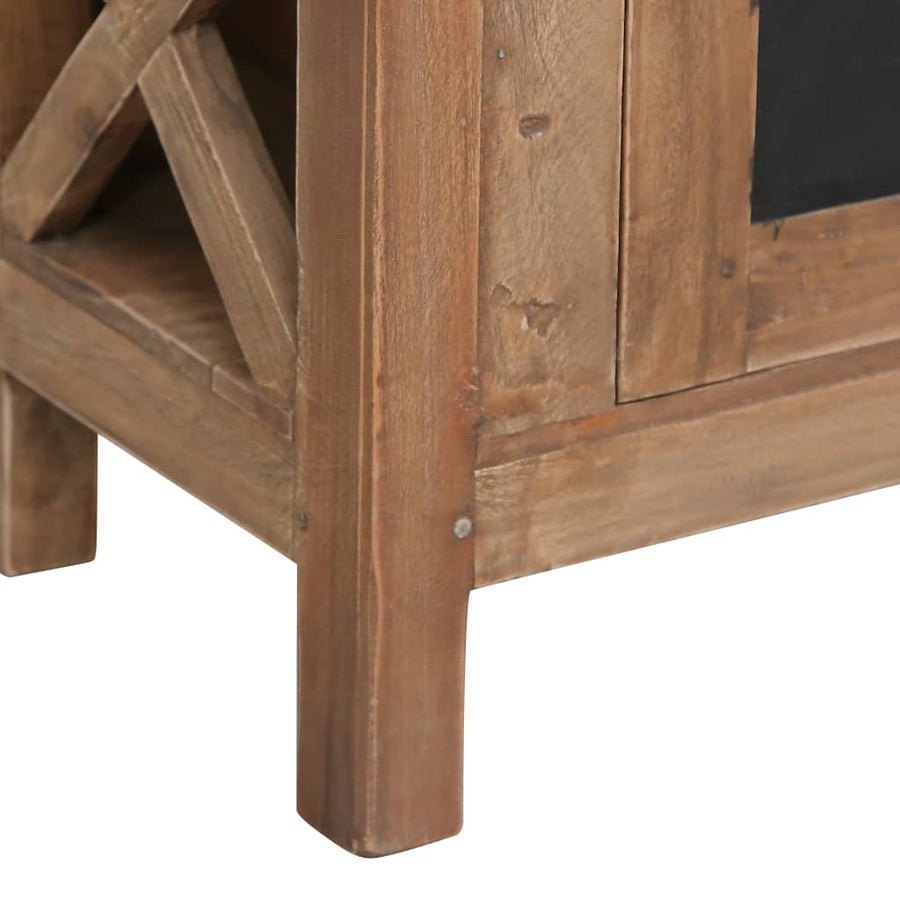 Tv-meubel met 3 lades 120x30x40 cm massief mahoniehout