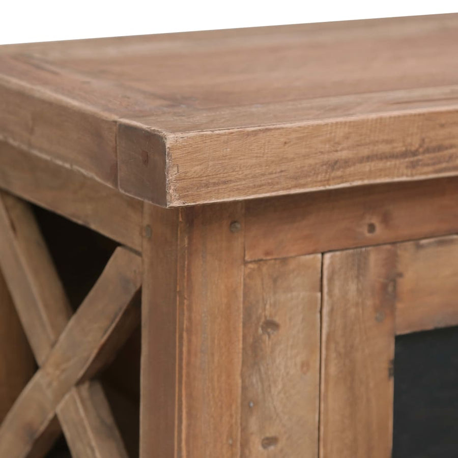 Tv-meubel met 3 lades 120x30x40 cm massief mahoniehout