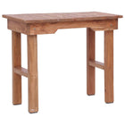 Side table 70x35x60 cm solid mahogany wood