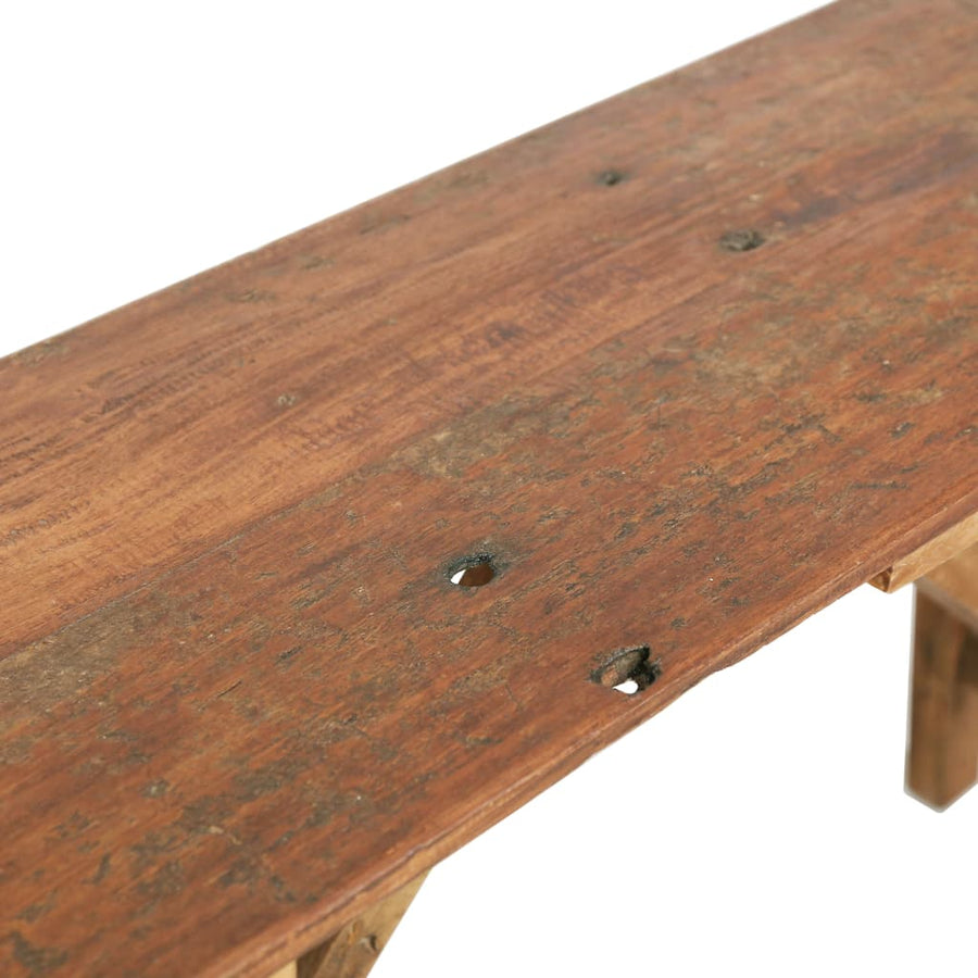 Wandtafel 130X40X80 Cm Massief Gerecycled Hout