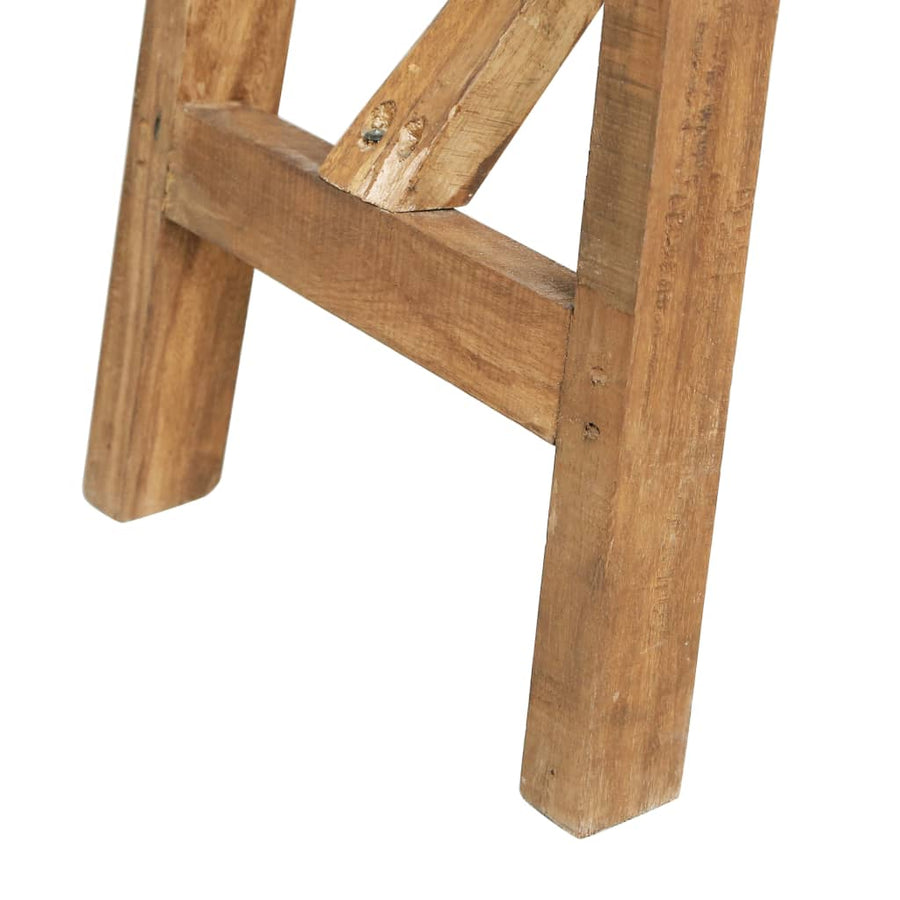 Wandtafel 130X40X80 Cm Massief Gerecycled Hout