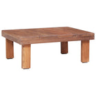 Coffee table 60x45x23 cm solid mahogany